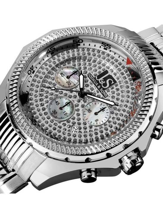 NWT Joshua And Sons Quartz Crystal Men\'s Watch